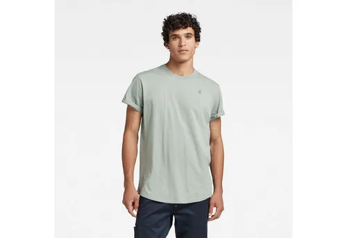 G-STAR T-Shirt Lash - Kurzarm mit Logo Stitching in iceberg green - T-Shirt aus 100% Baumwolle, ideal für einen lässigen Look. Mit kleinem Logo Stitching und normaler Passform, perfekt für jeden Anlass.