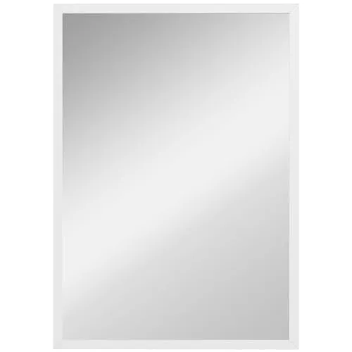 HOMCOM Rechteckiger Wandspiegel 50 x 70 cm in Weiß in weiß von HOMCOM