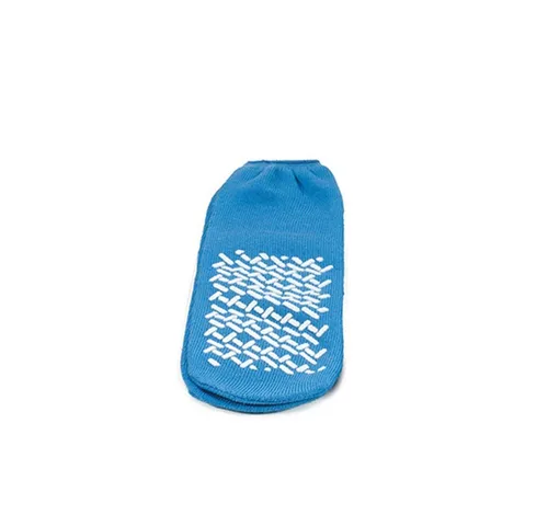 Medi-Inn Anti-Rutsch-Socken L blau, 2-seitig beschichtet von Medi-Inn