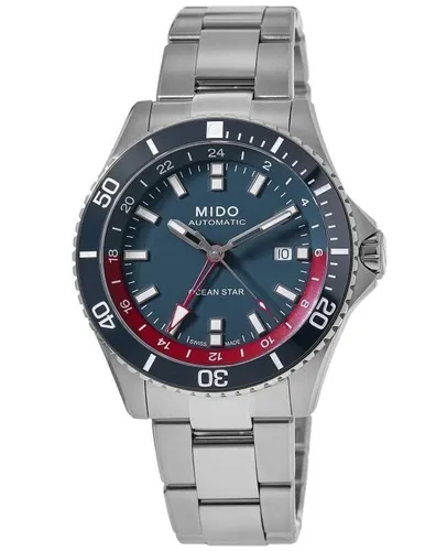 Mido Taucheruhr Automatik Ocean Star GMT Special Edition M026.629.11.041.00 - Armbanduhren für Herren, robuste Edelstahl-Gehäuse mit entspiegeltem Saphirglas für optimale Sichtbarkeit unter Wasser.