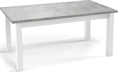 WFL GROUP Moderner Rechteckiger Ausziehbarer Esstisch - Esszimmertisch mit ausziehbarer Tischplatte von 120 cm auf 160 cm, platzsparend und ideal für Dinnerpartys, hergestellt in der EU mit nachhaltigen Materialien.