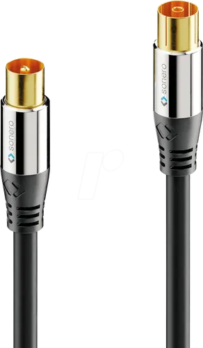 SON AC000-020 - Anschlusskabel, IEC, Stecker, Kupplung, 2m