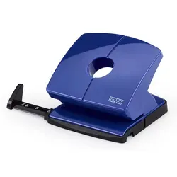 NOVUS Locher Novus Bürolocher B 220, bis 20 Blatt blau, im Blister