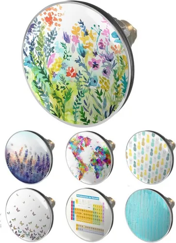 Arteneur Waschbeckenstöpsel Pop-up, Stöpsel mit integriertem Haarsieb für Abläufe Ø 40 mm