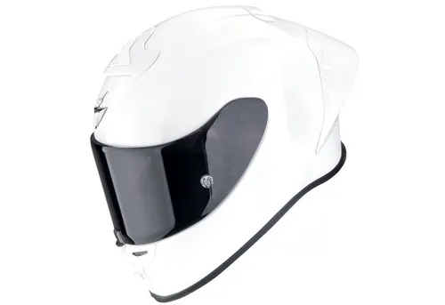 SCORPION Exo-R1 Evo II Air Integralhelm XL 61/62 - Motorradhelm in SOLID Perlmutt Weiss, bietet hervorragende Belüftung und Komfort für unisex Erwachsene.