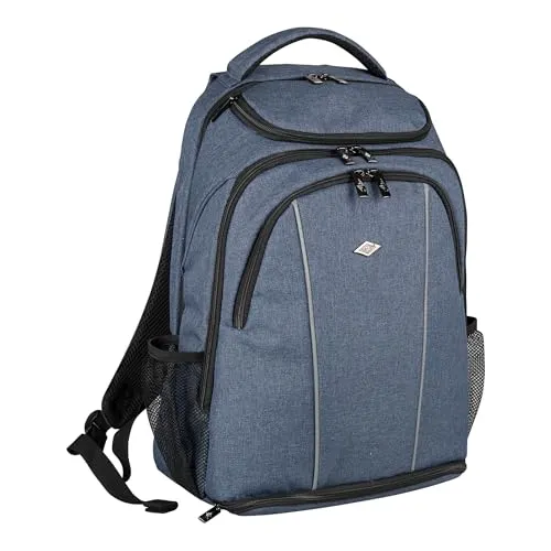 WEDO Notebook-Rucksack Denim blau mit Komfortausstattung - Sonstige, ergonomisches Design für optimalen Tragekomfort und ausreichend Platz für Notebooks bis 15,6 Zoll.