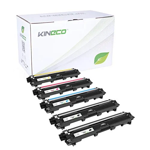 Kineco 5 Toner kompatibel für Brother TN-241 TN-245 von Kineco