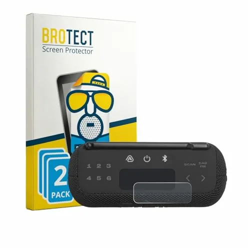 BROTECT Entspiegelungs-Schutzfolie für JBL Tuner 3 (2 Stück) Matte Displayschutz-Folie, Anti-Reflex, Anti-Fingerprint