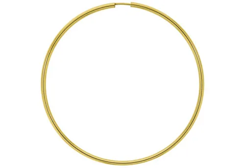Ohrschmuck Creolen 585 Gelbgold glänzend 60 mm in gelb von Vivance
