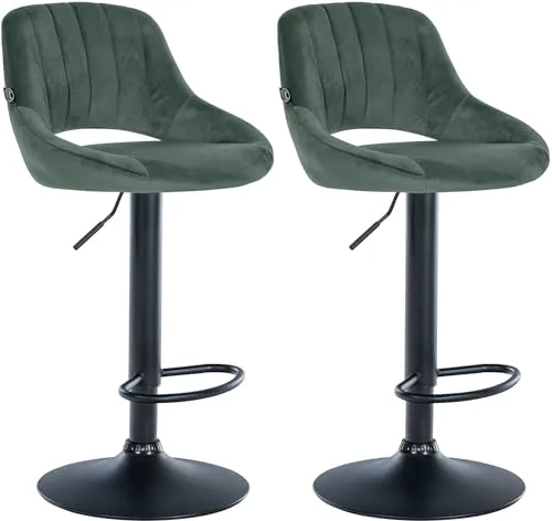 CLP 2er Set Barhocker Milet in grün von CLP