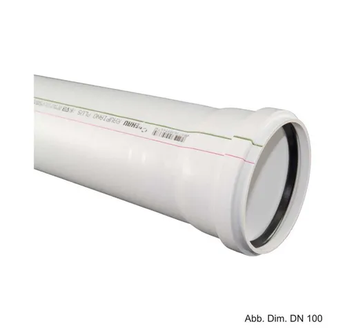 Rehau Rehau Schalldämmendes Raupiano Plus Abflussrohr DN 90 x 250 mm