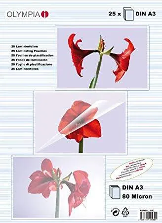 Folientasche Olympia A3 80 Micron 25 Stück von Büro-Kleinteile