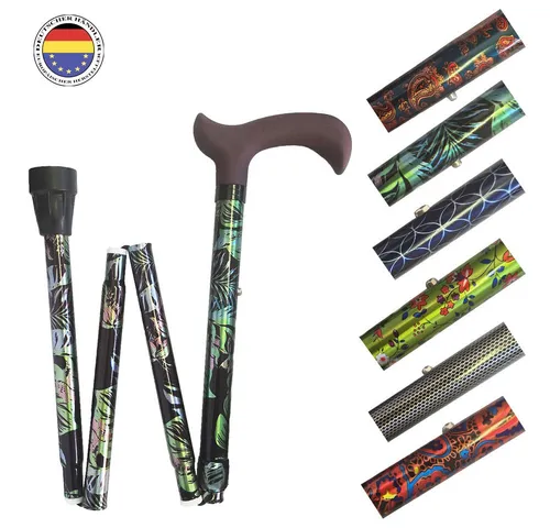 Herdegen Faltstock – Stilvoller Gehstock für mehr Mobilität - Eleganter Faltstock in ansprechender Farbe, ideal für den täglichen Einsatz und einfach zu transportieren.