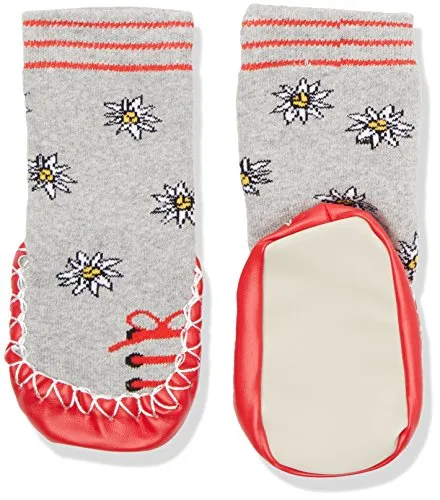 Playshoes Unisex Kinder Hüttenschuh Edelweiß Kniestrümpfe
