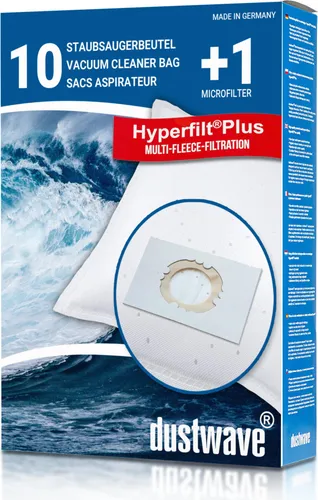 dustwave® Staubsaugerbeutel für Miele 41421173, Miele Cat & Dog 6000, Miele Complete C1 Serie, Miele EcoLine, Miele Parkett&Co.4000, Miele S250, S251i, Miele S252i, Miele S290, S311, S312 u.a. 10