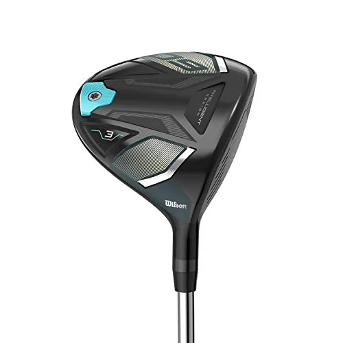Wilson Staff Golfschläger, D9 Fairway-Holz 5, Für Damen, 18,5° Loft, L-Flex, Für Rechtshänder, Schwarz/Blau, WGW470065
