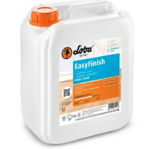 Loba Easy Finish 10 Liter - Kleber & Leime, halbmatt und ideal für hochwertige Bodenbeläge, sorgt für eine langlebige und widerstandsfähige Oberfläche.