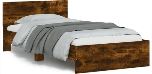 vidaXL Bettgestell 100x200cm mit Kopfteil
