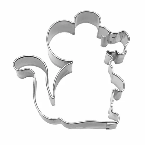 Städter Präge-Ausstecher Maus Ausstechform Plätzchenform Keks Edelstahl 5.5 cm