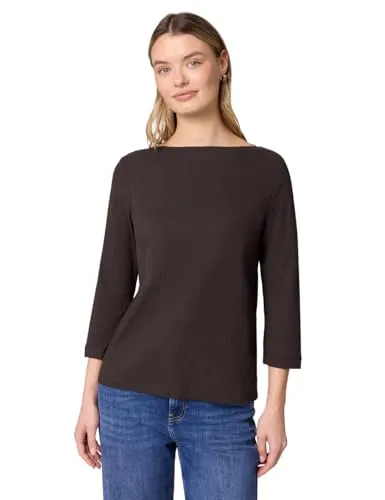 STREET ONE 3/4-Arm-Shirt Damen Gr. 40 molten earth von Street One