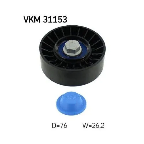 SKF Umlenk-/Führungsrolle, Keilrippenriemen VKM 31153