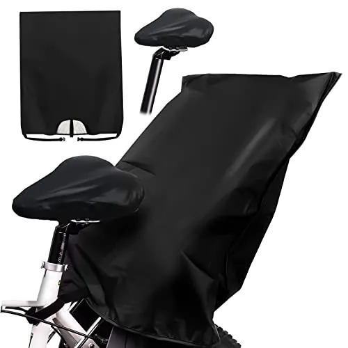 Regenschutz für Fahrradkindersitz, Universal Wasserdichte Abdeckung für Kinder Fahrrad Hinten mit Reflekorstreifen, Regenschutz Kinderfahrradsitz für Alle Sitze Geeignet