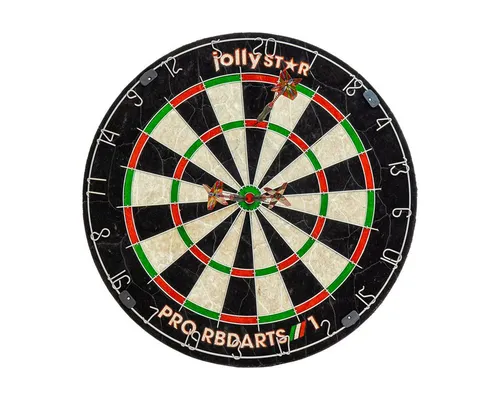 Produktbild Jollystar Profi Bristle Dartscheibe mit Metallring