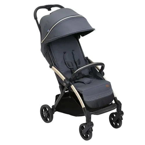 Chicco 4-Rad-Kinderwagen Goody Xplus Dark - Kinderwagen mit 4 Rädern, komfortabel und wendig, ideal für Stadt und Ausflüge mit Ihrem Baby.