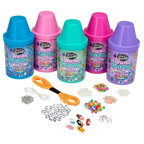 Cra-Z-Art Shimmer 'n Sparkle Surprise Bracelet Making, DIY Friendship Bead Brace