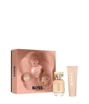 HUGO BOSS The Scent for Her Geschenkset 50 ml + Bodylotion - Entdecken Sie das elegante BOSS The Scent Damen-Eau de Parfum-Geschenkset in einer stilvollen roségoldenen Verpackung. Enthält 50 ml Duft und 75 ml Bodylotion für eine verwöhnende Pflege.