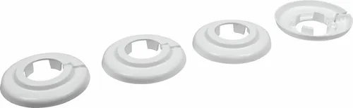 Cornat Heizungsrosette Ø 6,5 x 2,8 cm weiß - 4 Stück