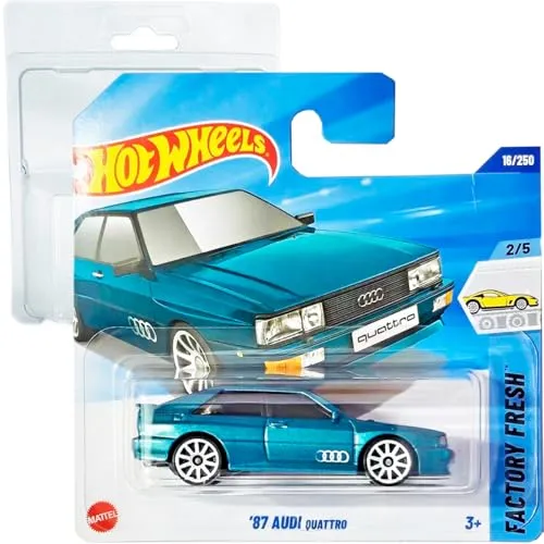 Hot Wheels Spielzeugauto '87 Audi Quattro Petrol Metall