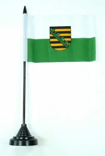 Fahne / Tischflagge Sachsen 10 x 15 cm Tischfahne Flagge