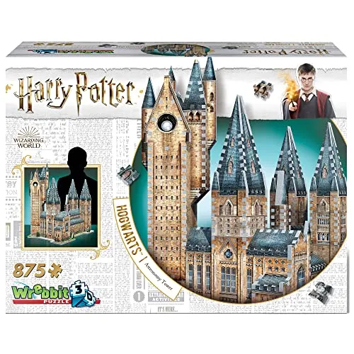 Wrebbit3D , Harry Potter: Hogwarts Astronomy Tower (875pc) , 3D Puzzle , Ages 14+
