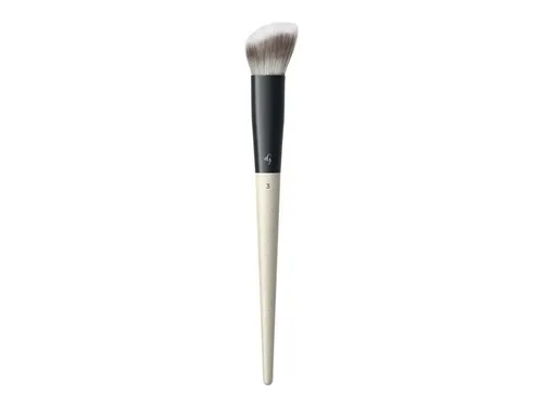 UND GRETEL Blush & Contouring Brush 03 - Rouge Pinsel für präzises Auftragen von Blush und Highlighter, 100% vegan und allergikergeeignet, ideal für perfekte Gesichtskonturen und kommt mit hygienischem Aufbewahrungsbeutel.