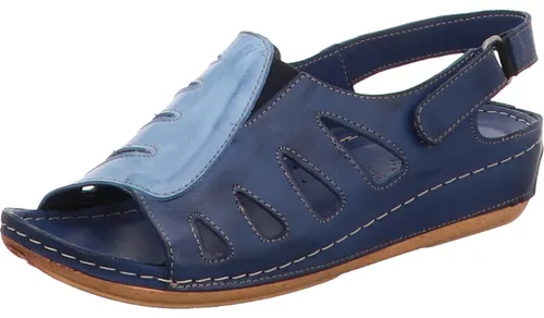 Gemini Sandaletten in Blau, Gr. 39 - Die Gemini Sandaletten in Blau vereinen stilvolles Design und hohen Tragekomfort. Mit luftigen Details und Gummisohle bieten sie sicheren Halt für warme Tage. Ideal für vielseitige Anlässe.