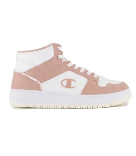 CHAMPION Rebound 2.0 MID rosa 39 - Stylische Mid-Cut Sneaker für Damen aus der Champion Basketball Legacy-Linie, bieten hohen Tragekomfort und coolen Streetstyle. Ideal für Freizeit und casual Looks!
