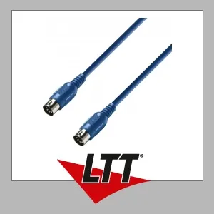 Adam Hall Cables K3 MIDI 0075 BLU MIDI Kabel 0,75 m blau