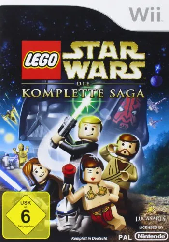Lego Star Wars - Die komplette Saga [Nintendo Wii] - Spiele die gesamte Saga mit deinen Lieblingscharakteren und erlebe actionreiche Abenteuer im Lego Star Wars Universum.