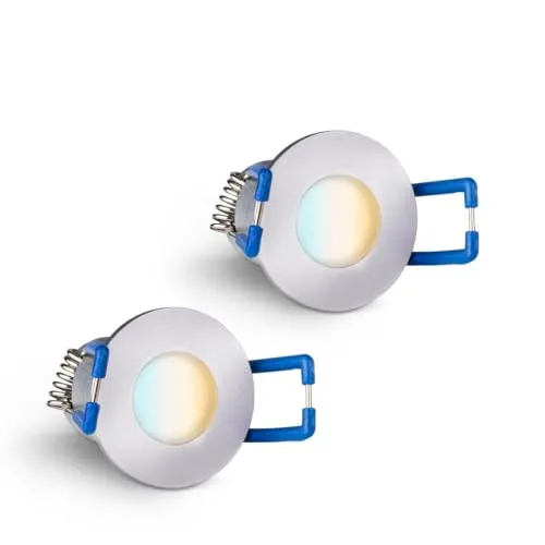 LongLife LED Einbaustrahler Mini 3W CCT 2er Set in grau von LongLife LED