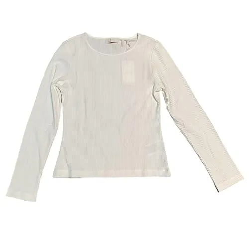 RICHROYAL Langarmshirt Organic Rib Longsleeve Beige L (40) - Nachhaltiges Shirt aus 95 % Baumwolle und 5 % Elasthan, ideal für einen komfortablen Look in der Freizeit.