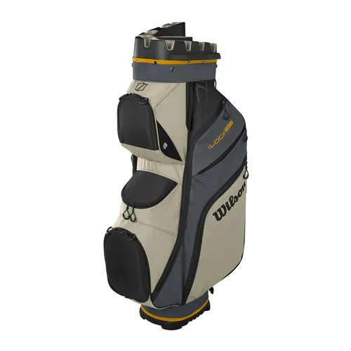 Wilson Staff I Lock 4 Dry Cart Bag Grau/Khaki/Orange von Wilson Staff