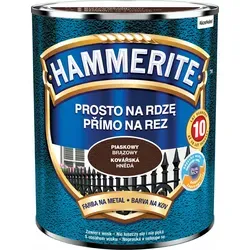 Hammerite Schmiedefarbe direkt auf Rost, 0,75 l, braun