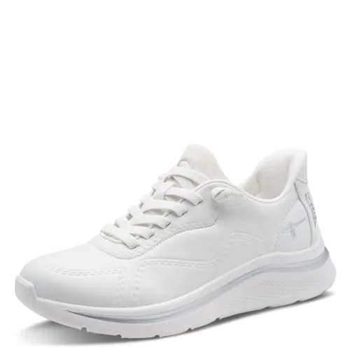 Tamaris Comfort Damen Step IN Sneaker flach, Weiß, 41 EU in weiß von Tamaris