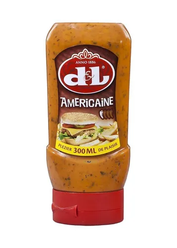 D&L Americaine Sauce 6x 300ml würzige leicht scharfe Sauce belgische Grill-Soße
