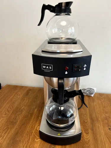 WAS Germany Kaffeemaschine mit Warmhalteplatte und 2 Kaffeekannen