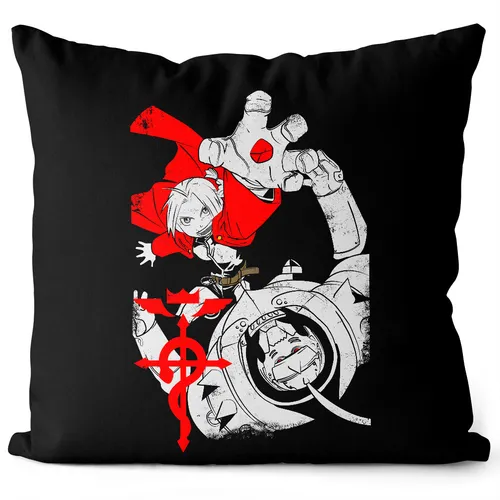 Brothers Of Alchemy Kissen mit Füllung 40cm Baumwolle fullmetal brotherhood