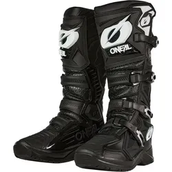 ONeal RMX Pro Stiefel - Schwarz/Neon-Gelb - 49 EU - Motorradstiefel mit Dual-Verbund-Gummisohle für perfekten Grip und langlebigen Komfort. Integrierter Stahlschaft und ergonomisches Fußbett bieten maximale Sicherheit und Dämpfung.