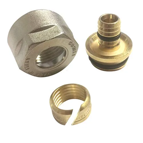 Klemmringverschraubung 17 x 2 mm mit Eurokonus 3/4 Zoll