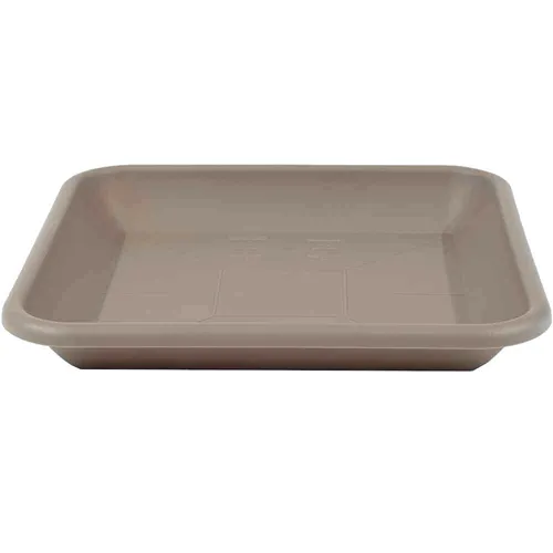 Untersetzer für Blumenkübel taupe eckig 28cm Blumentopfuntersetzer Pflanztopf